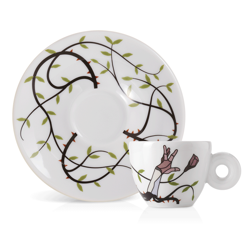 Set met 2 espressokopjes - illy Art Collection voor de Biënnale 2022
